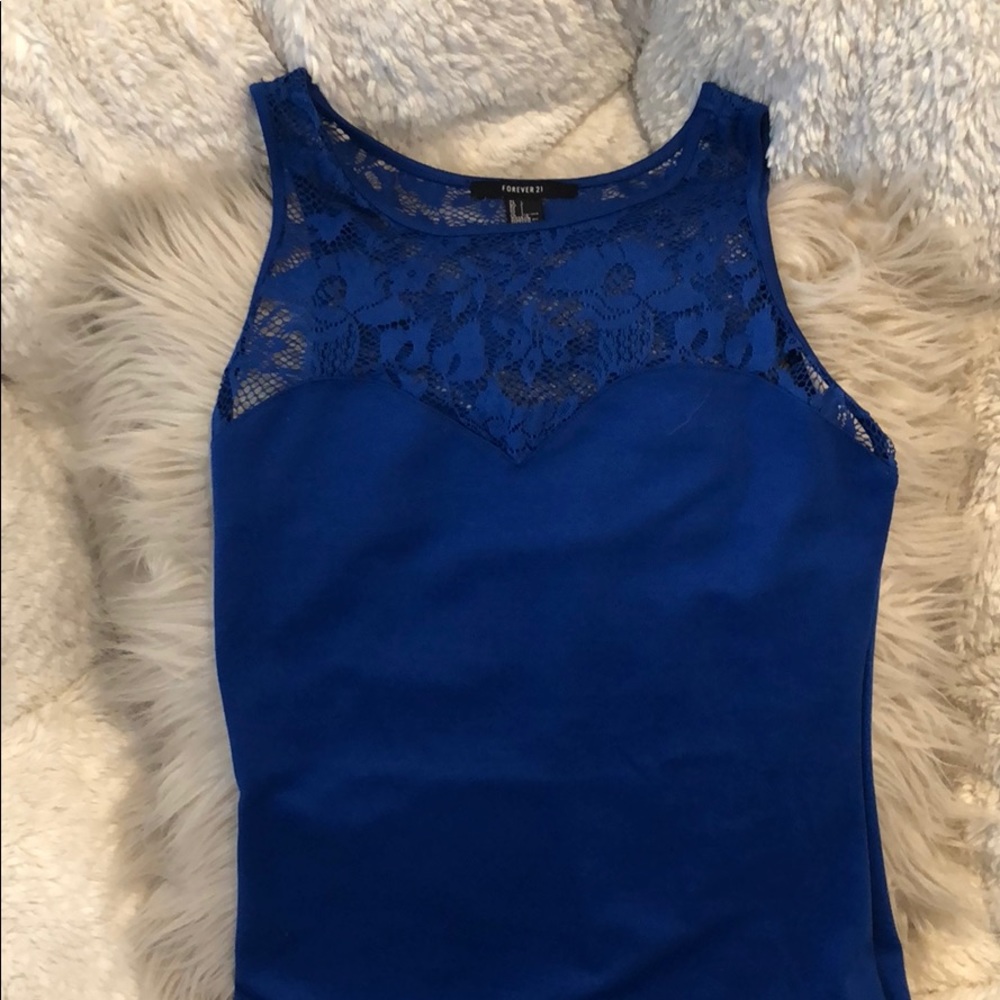 Forever 21 blue dress